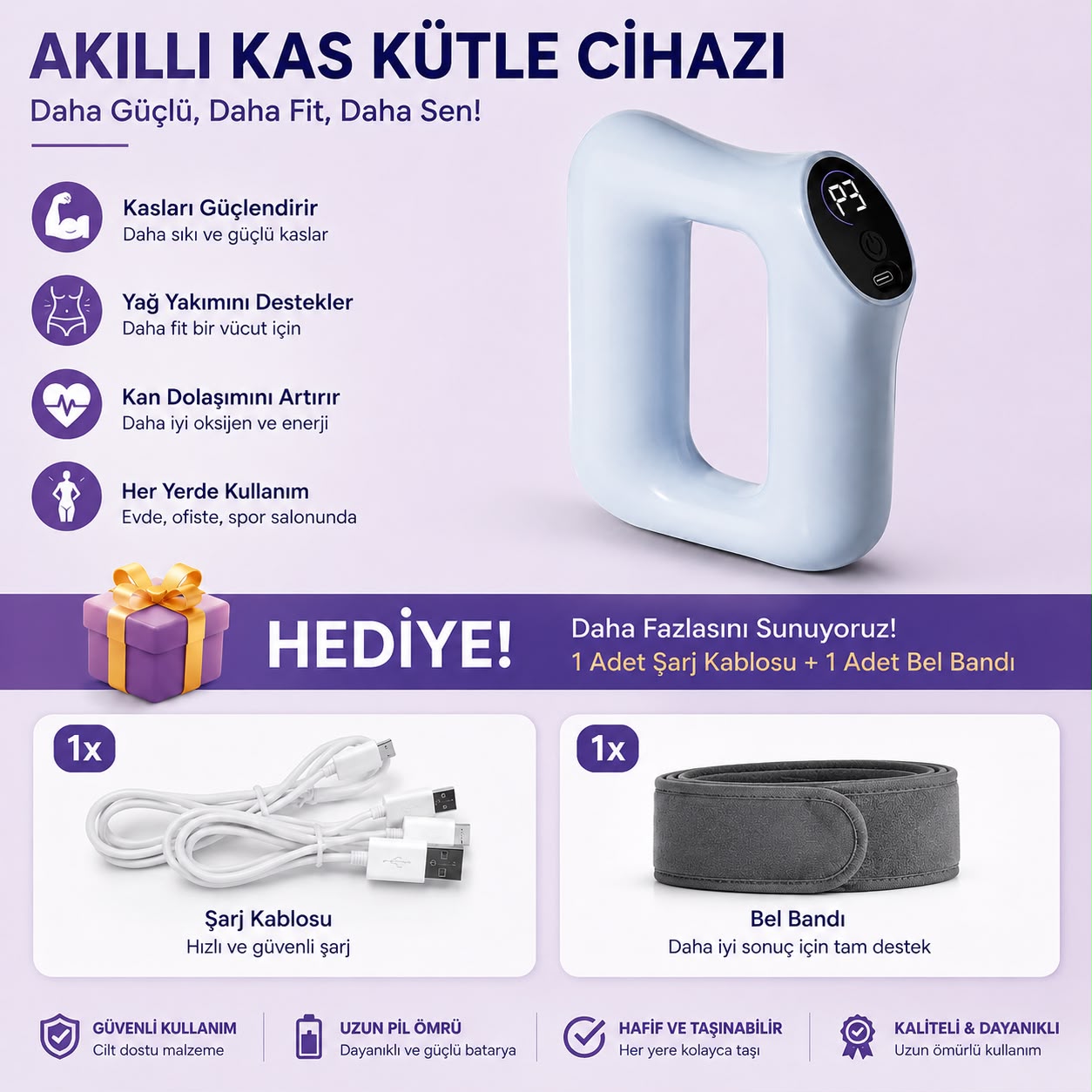 360° Vücut Şekillendirme Halkası 🔥 Yağ Yakımı, Sıkılaşma ve Rahatlama Bir Arada!