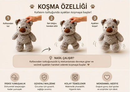 Minipelush Koşan Peluş Oyuncak
