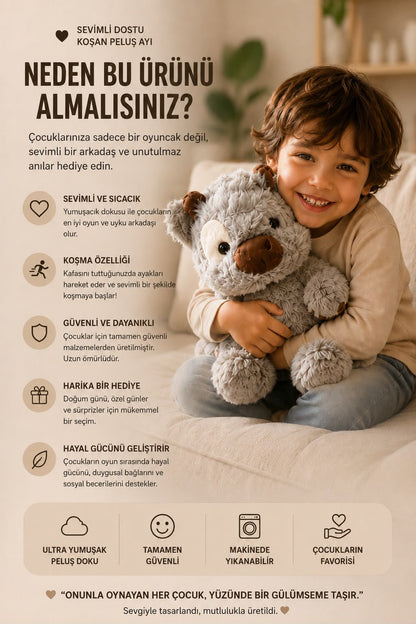 Minipelush Koşan Peluş Oyuncak