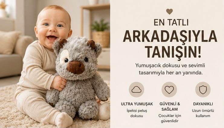 Minipelush Koşan Peluş Oyuncak